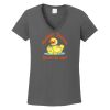 Ladies Heavy Cotton ™ 100% Cotton V Neck T Shirt Thumbnail