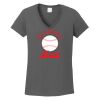 Ladies Heavy Cotton ™ 100% Cotton V Neck T Shirt Thumbnail