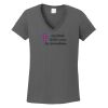 Ladies Heavy Cotton ™ 100% Cotton V Neck T Shirt Thumbnail