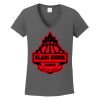 Ladies Heavy Cotton ™ 100% Cotton V Neck T Shirt Thumbnail