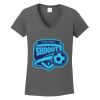 Ladies Heavy Cotton ™ 100% Cotton V Neck T Shirt Thumbnail
