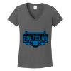 Ladies Heavy Cotton ™ 100% Cotton V Neck T Shirt Thumbnail
