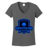Ladies Heavy Cotton ™ 100% Cotton V Neck T Shirt Thumbnail