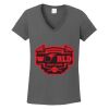 Ladies Heavy Cotton ™ 100% Cotton V Neck T Shirt Thumbnail