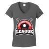 Ladies Heavy Cotton ™ 100% Cotton V Neck T Shirt Thumbnail