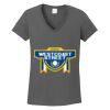 Ladies Heavy Cotton ™ 100% Cotton V Neck T Shirt Thumbnail