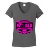 Ladies Heavy Cotton ™ 100% Cotton V Neck T Shirt Thumbnail