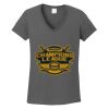 Ladies Heavy Cotton ™ 100% Cotton V Neck T Shirt Thumbnail