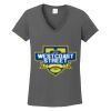 Ladies Heavy Cotton ™ 100% Cotton V Neck T Shirt Thumbnail