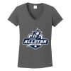 Ladies Heavy Cotton ™ 100% Cotton V Neck T Shirt Thumbnail