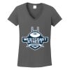 Ladies Heavy Cotton ™ 100% Cotton V Neck T Shirt Thumbnail