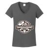 Ladies Heavy Cotton ™ 100% Cotton V Neck T Shirt Thumbnail