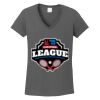 Ladies Heavy Cotton ™ 100% Cotton V Neck T Shirt Thumbnail