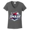 Ladies Heavy Cotton ™ 100% Cotton V Neck T Shirt Thumbnail