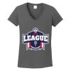 Ladies Heavy Cotton ™ 100% Cotton V Neck T Shirt Thumbnail