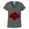 Ladies Heavy Cotton ™ 100% Cotton V Neck T Shirt Thumbnail