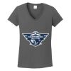 Ladies Heavy Cotton ™ 100% Cotton V Neck T Shirt Thumbnail