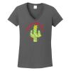 Ladies Heavy Cotton ™ 100% Cotton V Neck T Shirt Thumbnail