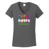 Ladies Heavy Cotton ™ 100% Cotton V Neck T Shirt Thumbnail