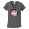 Ladies Heavy Cotton ™ 100% Cotton V Neck T Shirt Thumbnail