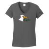 Ladies Heavy Cotton ™ 100% Cotton V Neck T Shirt Thumbnail