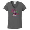 Ladies Heavy Cotton ™ 100% Cotton V Neck T Shirt Thumbnail