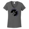 Ladies Heavy Cotton ™ 100% Cotton V Neck T Shirt Thumbnail