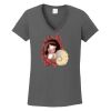 Ladies Heavy Cotton ™ 100% Cotton V Neck T Shirt Thumbnail