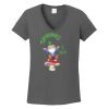 Ladies Heavy Cotton ™ 100% Cotton V Neck T Shirt Thumbnail