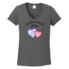 Ladies Heavy Cotton ™ 100% Cotton V Neck T Shirt Thumbnail