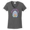 Ladies Heavy Cotton ™ 100% Cotton V Neck T Shirt Thumbnail