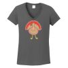Ladies Heavy Cotton ™ 100% Cotton V Neck T Shirt Thumbnail