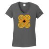 Ladies Heavy Cotton ™ 100% Cotton V Neck T Shirt Thumbnail