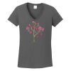 Ladies Heavy Cotton ™ 100% Cotton V Neck T Shirt Thumbnail