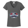 Ladies Heavy Cotton ™ 100% Cotton V Neck T Shirt Thumbnail