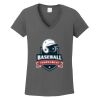 Ladies Heavy Cotton ™ 100% Cotton V Neck T Shirt Thumbnail