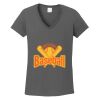 Ladies Heavy Cotton ™ 100% Cotton V Neck T Shirt Thumbnail