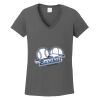 Ladies Heavy Cotton ™ 100% Cotton V Neck T Shirt Thumbnail