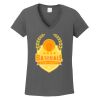 Ladies Heavy Cotton ™ 100% Cotton V Neck T Shirt Thumbnail