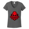 Ladies Heavy Cotton ™ 100% Cotton V Neck T Shirt Thumbnail
