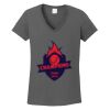Ladies Heavy Cotton ™ 100% Cotton V Neck T Shirt Thumbnail