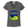 Ladies Heavy Cotton ™ 100% Cotton V Neck T Shirt Thumbnail