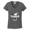 Ladies Heavy Cotton ™ 100% Cotton V Neck T Shirt Thumbnail