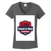 Ladies Heavy Cotton ™ 100% Cotton V Neck T Shirt Thumbnail