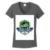 Ladies Heavy Cotton ™ 100% Cotton V Neck T Shirt Thumbnail