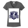 Ladies Heavy Cotton ™ 100% Cotton V Neck T Shirt Thumbnail