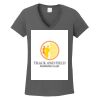 Ladies Heavy Cotton ™ 100% Cotton V Neck T Shirt Thumbnail