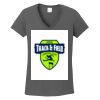 Ladies Heavy Cotton ™ 100% Cotton V Neck T Shirt Thumbnail