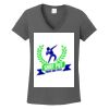 Ladies Heavy Cotton ™ 100% Cotton V Neck T Shirt Thumbnail