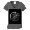 Ladies Heavy Cotton ™ 100% Cotton V Neck T Shirt Thumbnail